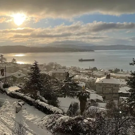 Luxury With Bosphorus View In Sariyer! Apartamento
